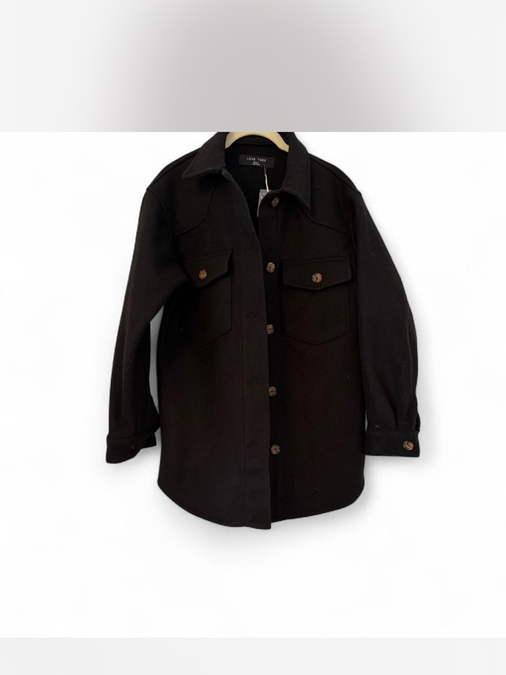 Love Tree Black Lightweight Jacket